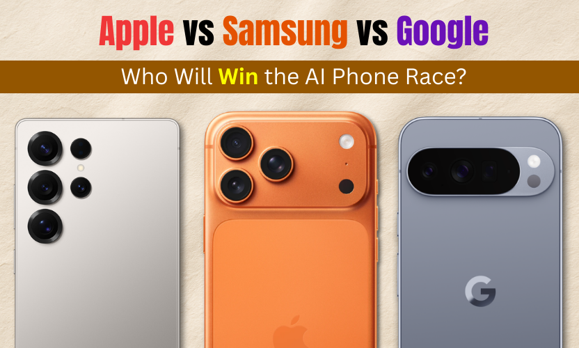 Apple vs Samsung vs Google: Who Will Win the AI Phone Race?
