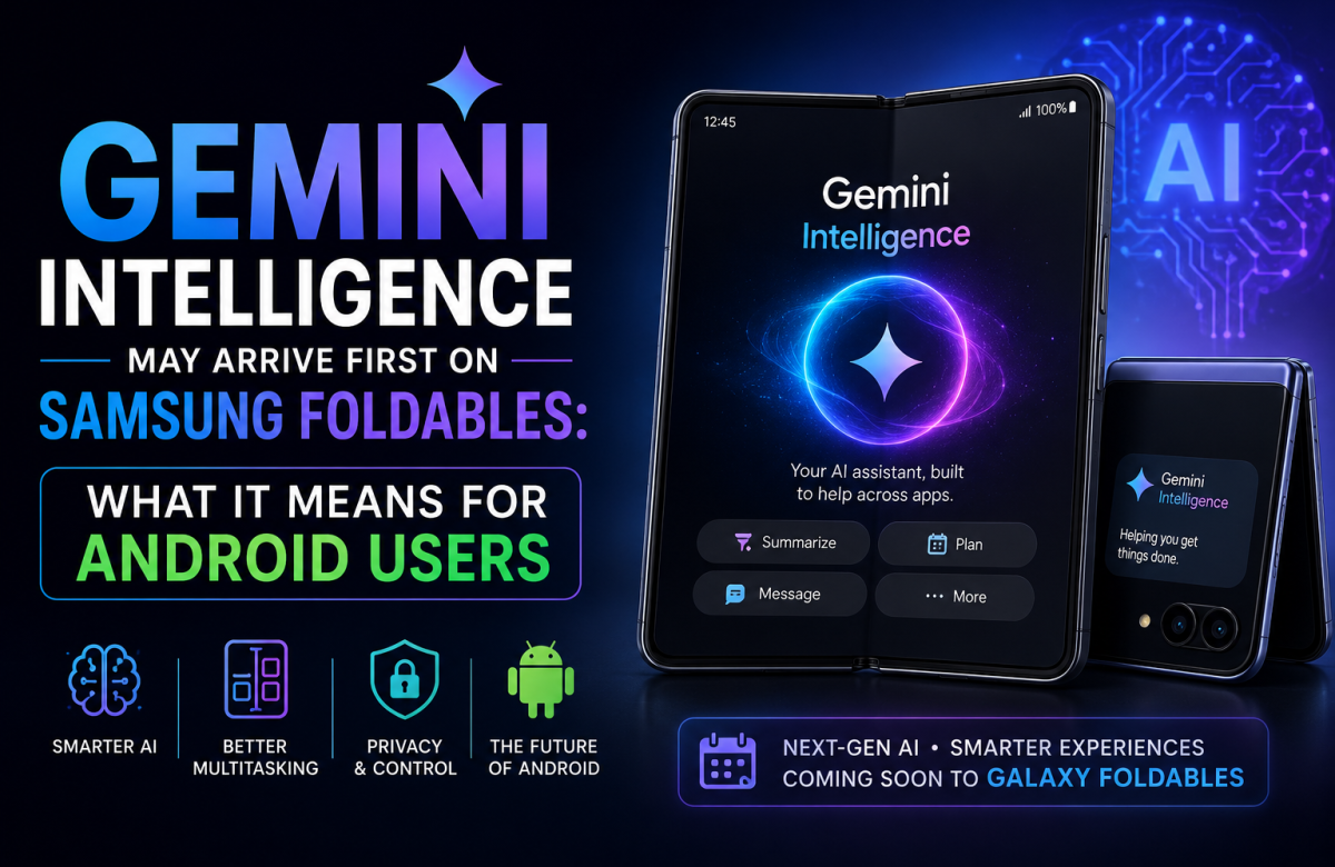 Gemini Intelligence May Arrive First on Samsung Foldables: What It Means for Android Users