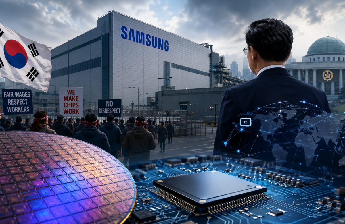 Samsung Strike Fears Grow as South Korea Steps In to Protect Chip Supply