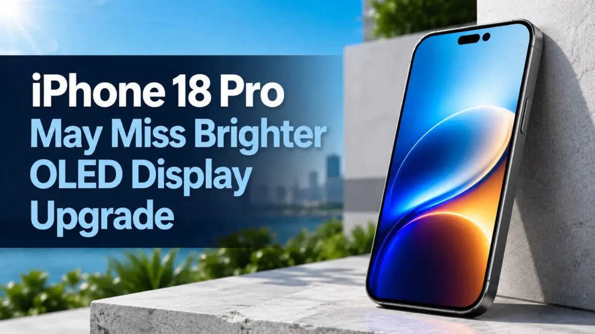 iPhone Display Brightness Upgrade May Still Be Years Away, New Leak Claims