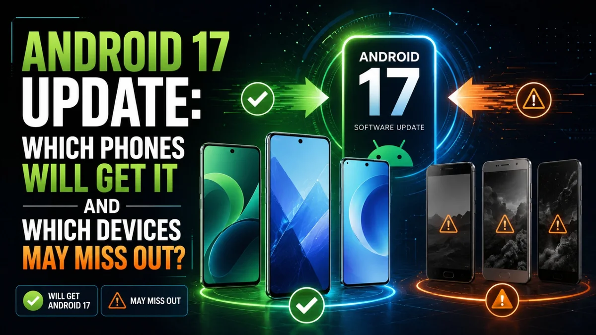  Android 17 Update: Which Phones Will Get It and Which Devices May Miss Out?