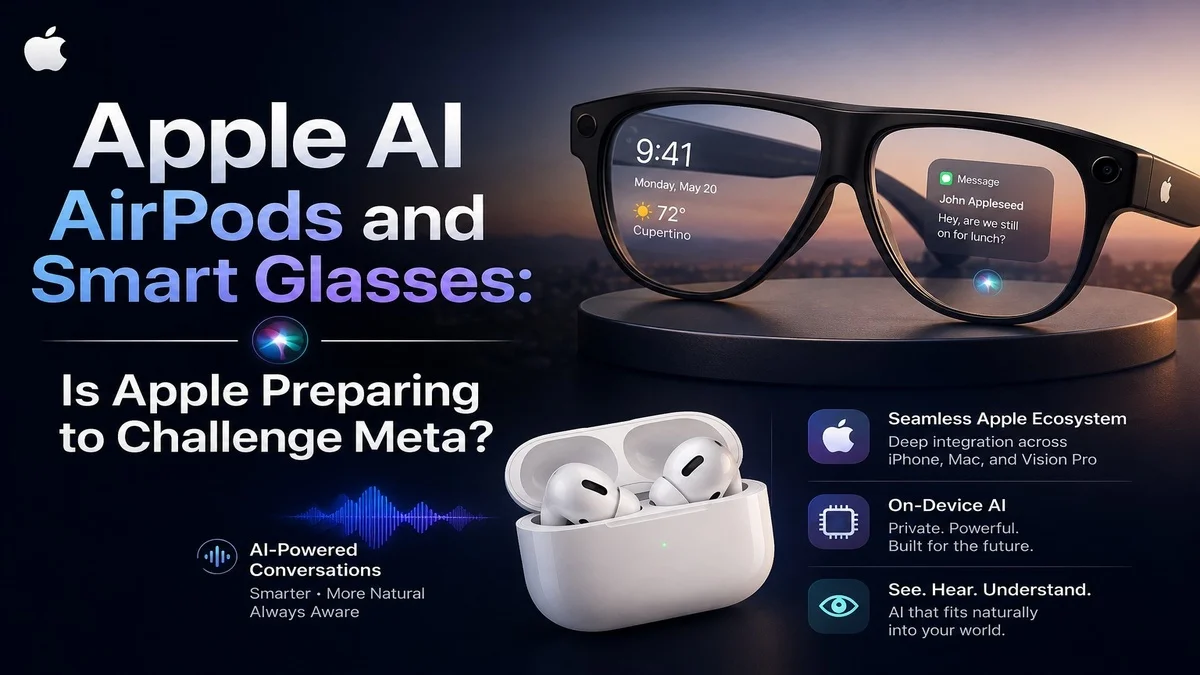  Apple AI AirPods and Smart Glasses: Is Apple Preparing to Challenge Meta?