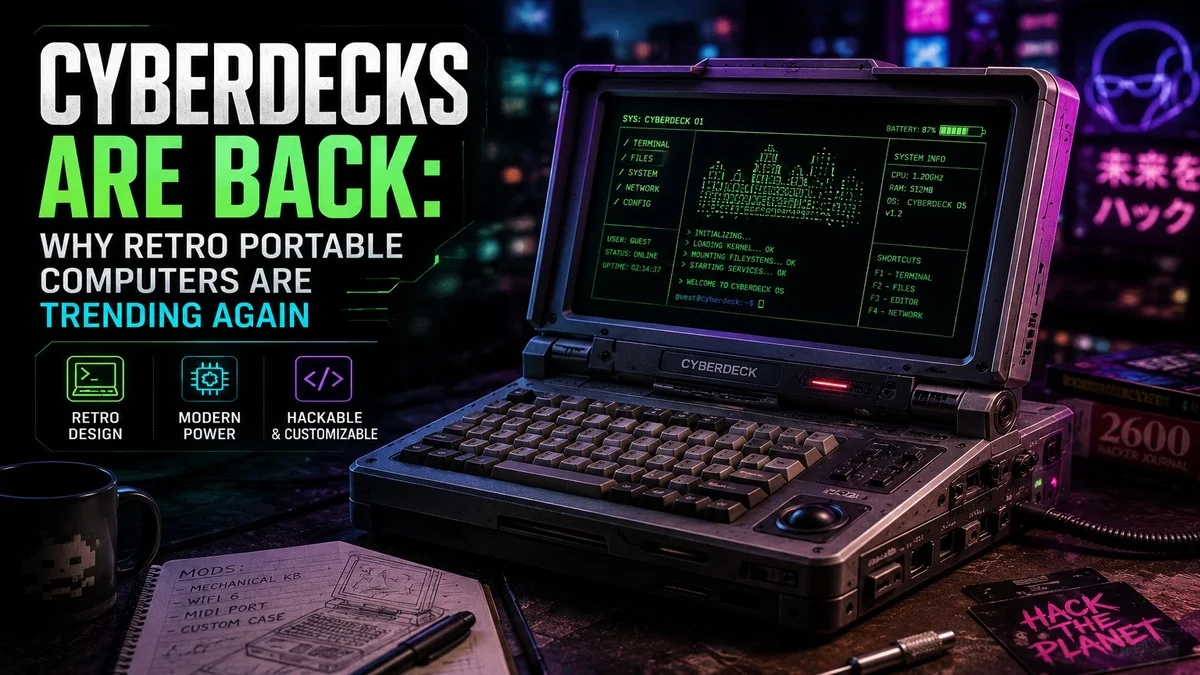 Cyberdecks Are Back: Why Retro Portable Computers Are Trending Again