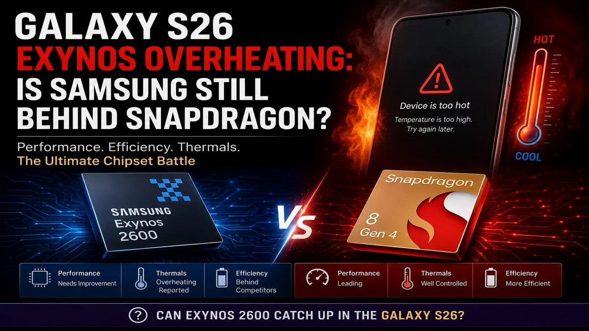 Galaxy S26 Exynos Overheating Concerns Explained