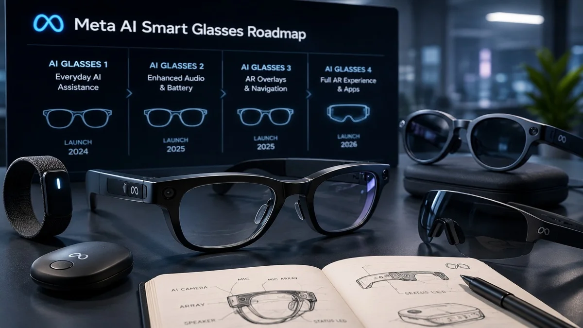 Meta AI Smart Glasses Roadmap: Four New Wearables Could Launch Soon