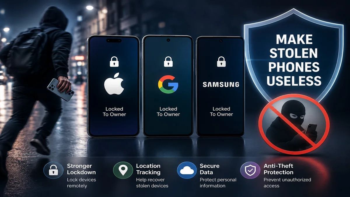 Stolen Phones: Apple, Google and Samsung Face UK Pressure