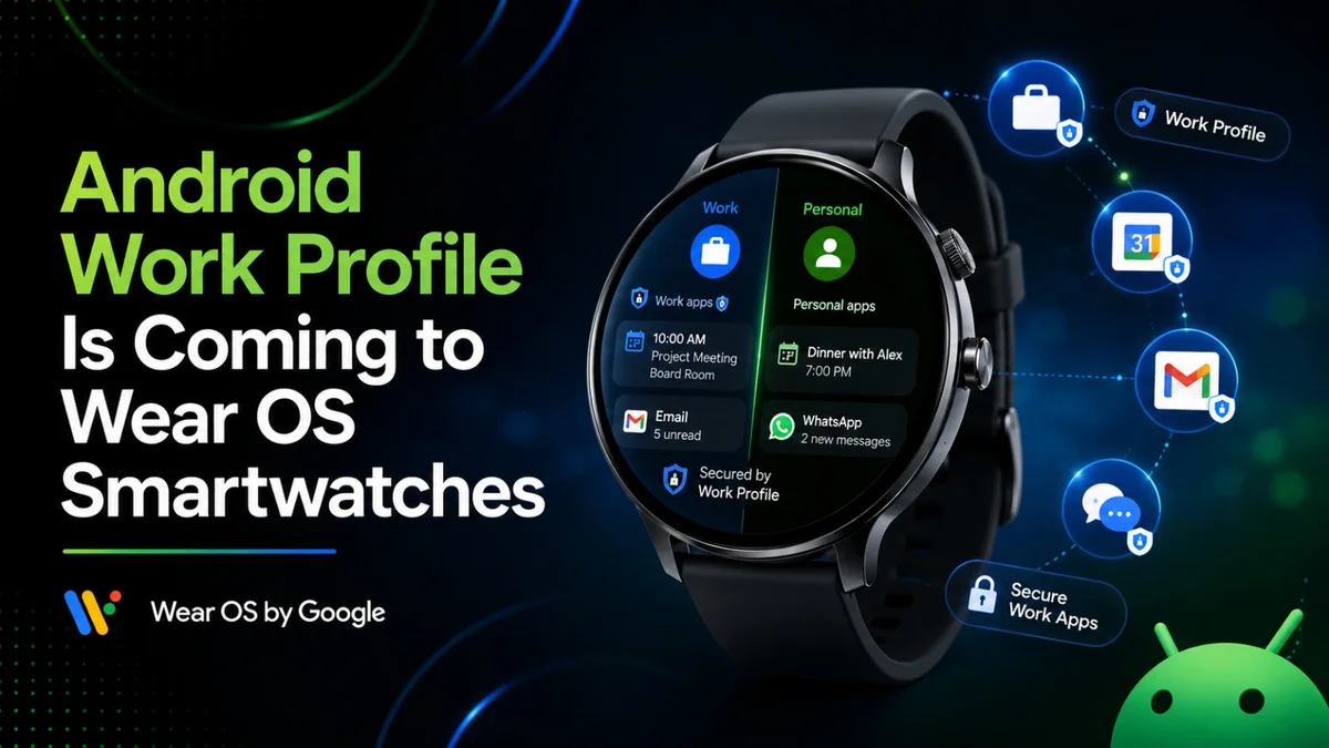 Android Work Profile Is Coming to Wear OS Smartwatches