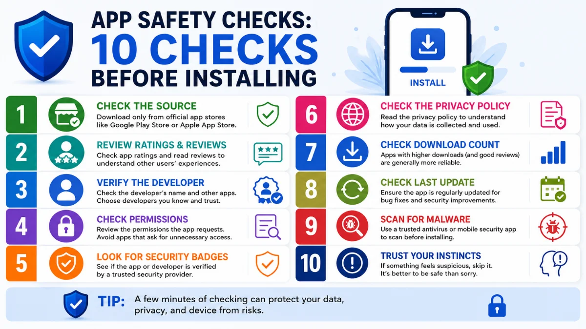 App Safety Checks: 10 Checks Before Installing
