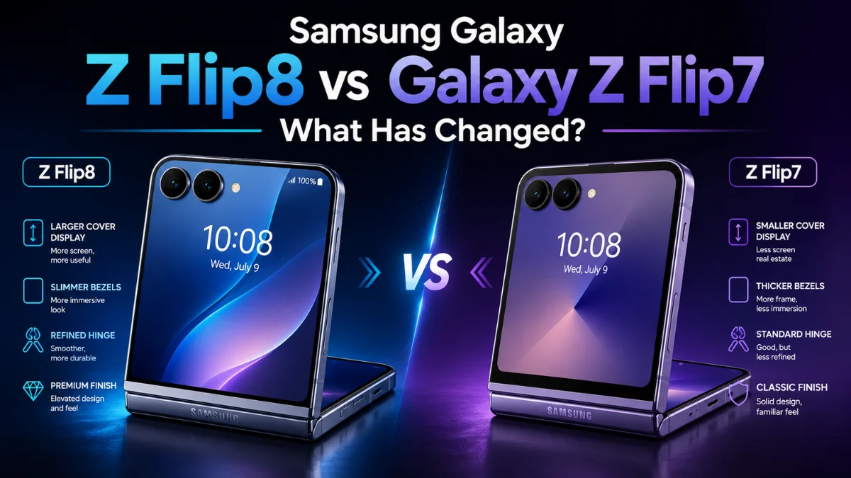  Samsung Galaxy Z Flip8 vs Galaxy Z Flip7: What Has Changed?