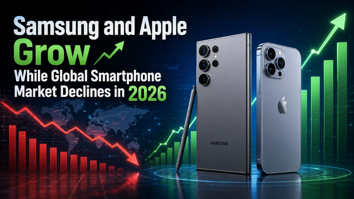 Global Smartphone Market 2026: Samsung and Apple Gain Market Share Despite Industry Decline