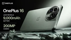 OnePlus 16 leak with 9000mAh battery and 200MP camera