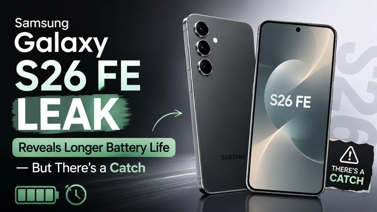 Samsung Galaxy S26 FE Leak Reveals Better Battery Life but One Big Downgrade