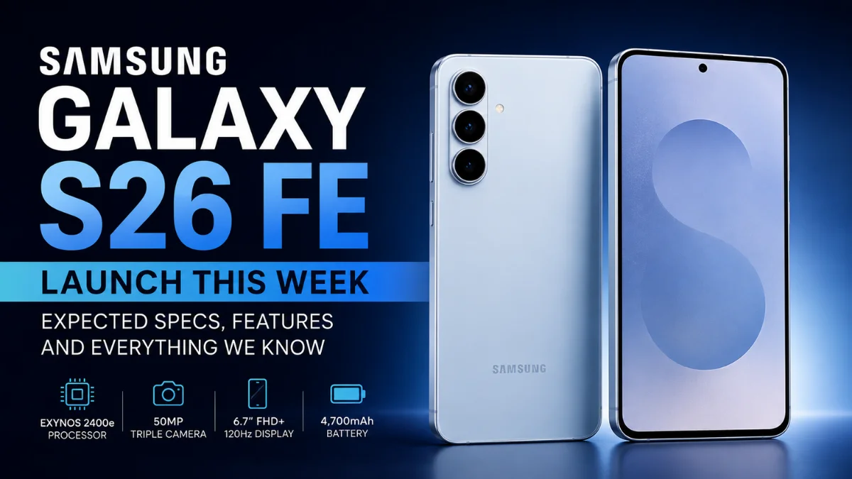  Samsung Galaxy S26 FE Launch This Week: Expected Specs, Features and Everything We Know