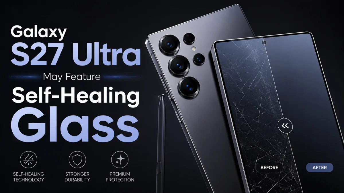  Galaxy S27 Ultra Could Get Self-Healing Glass: What Samsung’s New Display Technology Could Mean