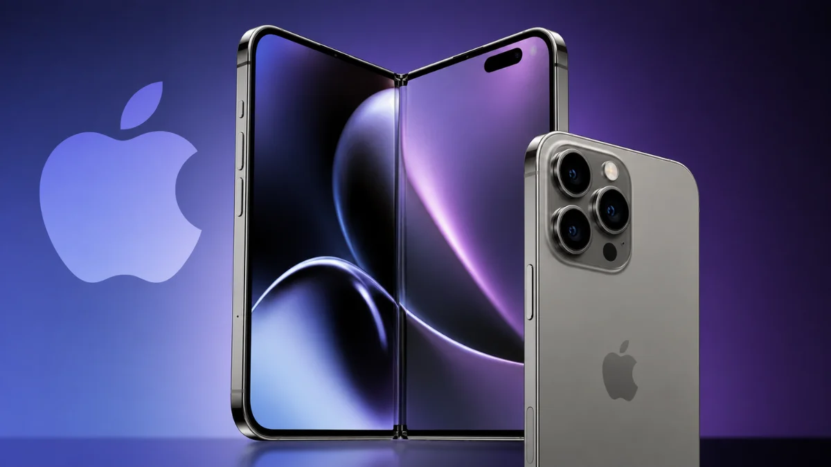 Apple foldable iPhone Ultra concept with large folding display