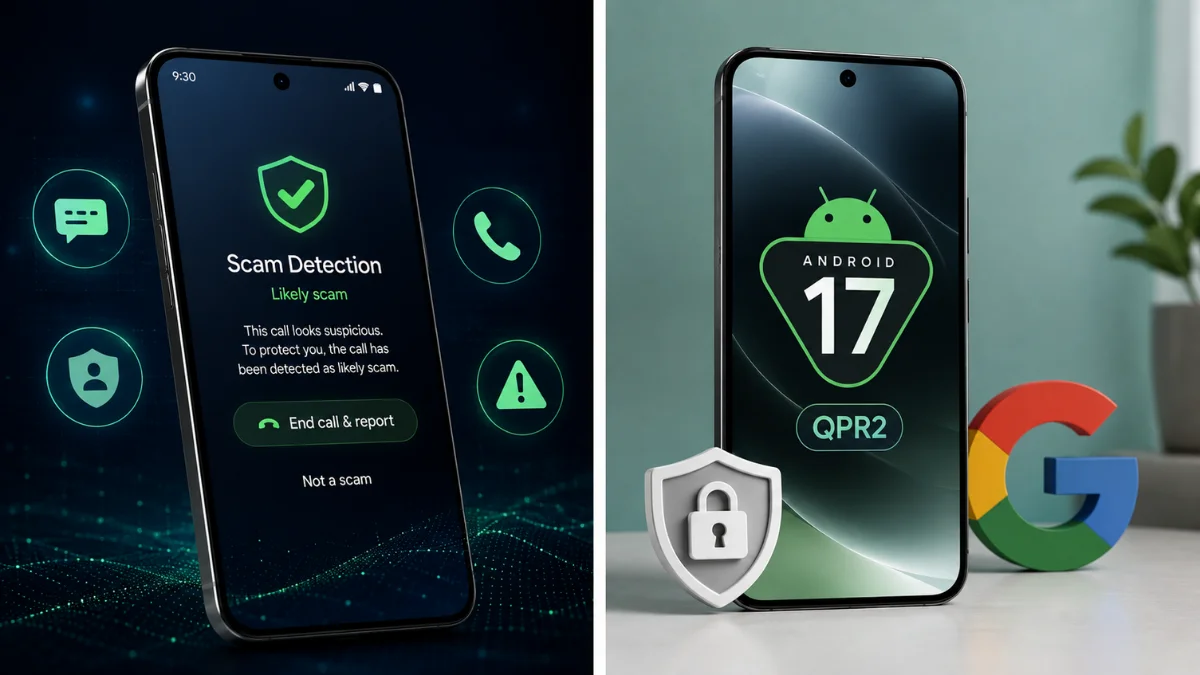 Pixel Scam Detection warning during a suspicious phone call
