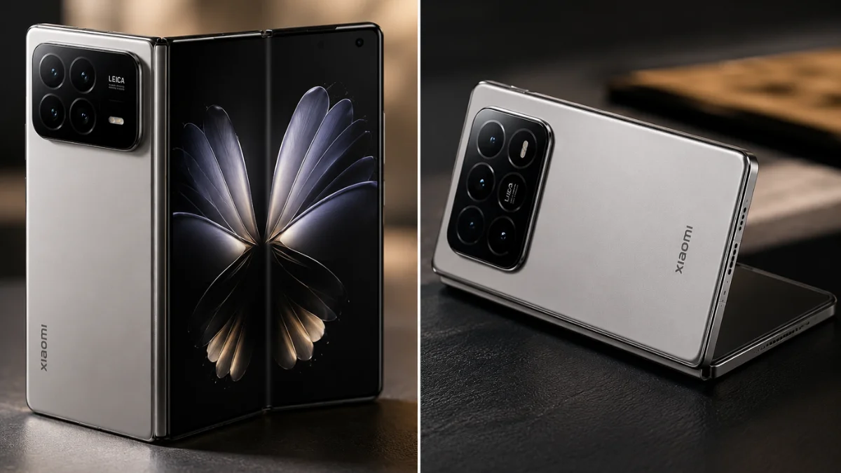 Xiaomi 18 Fold wider outer display and foldable design