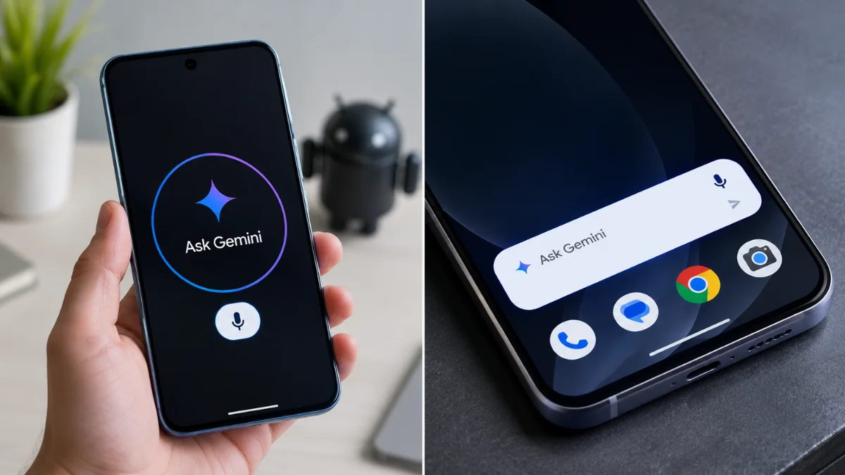 Ask Gemini Android text selection feature