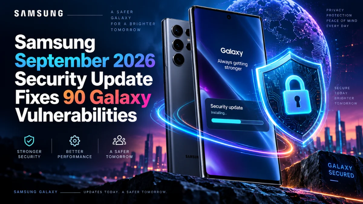  Samsung September 2026 Update Fixes 90 Galaxy Security Flaws