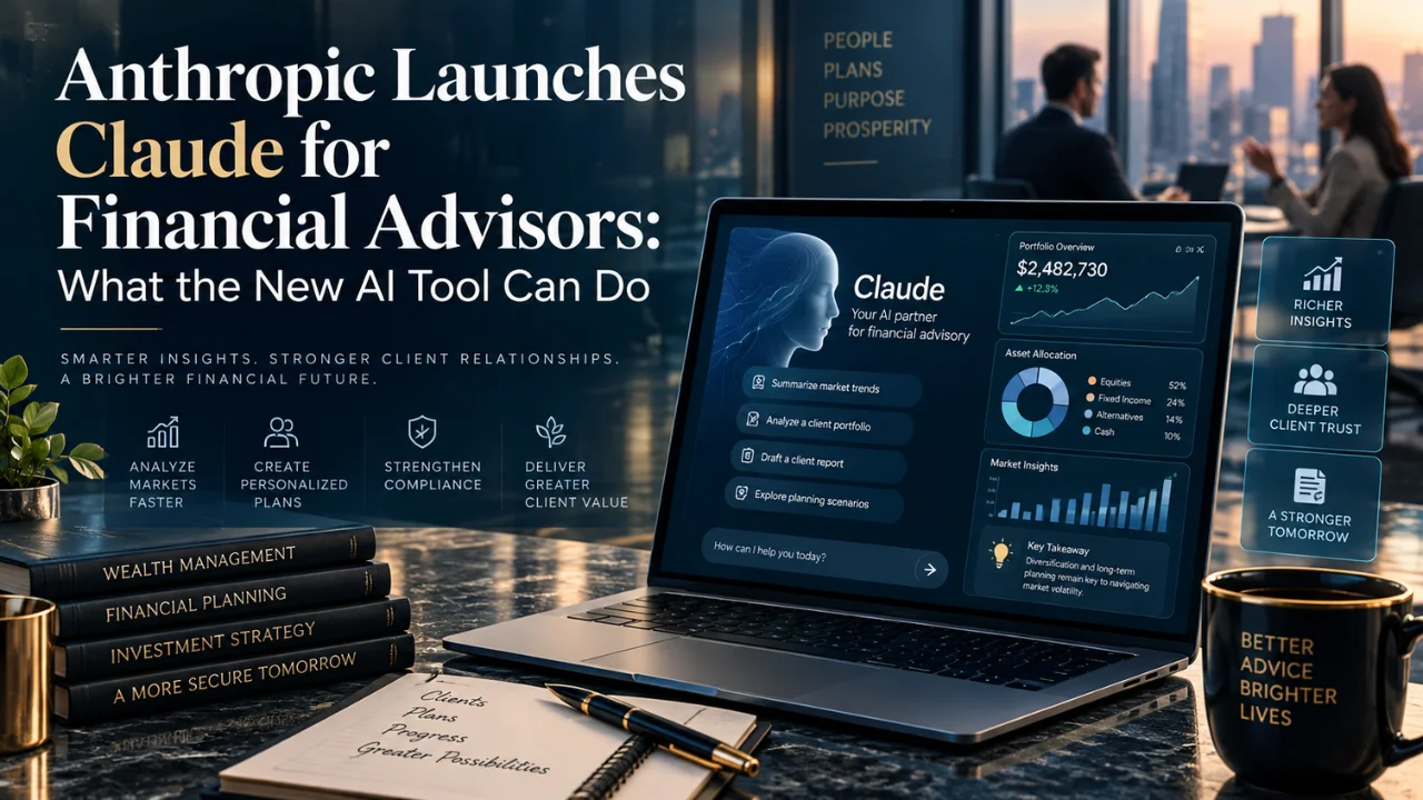  Anthropic Launches Claude for Financial Advisors: What the New AI Tool Can Do