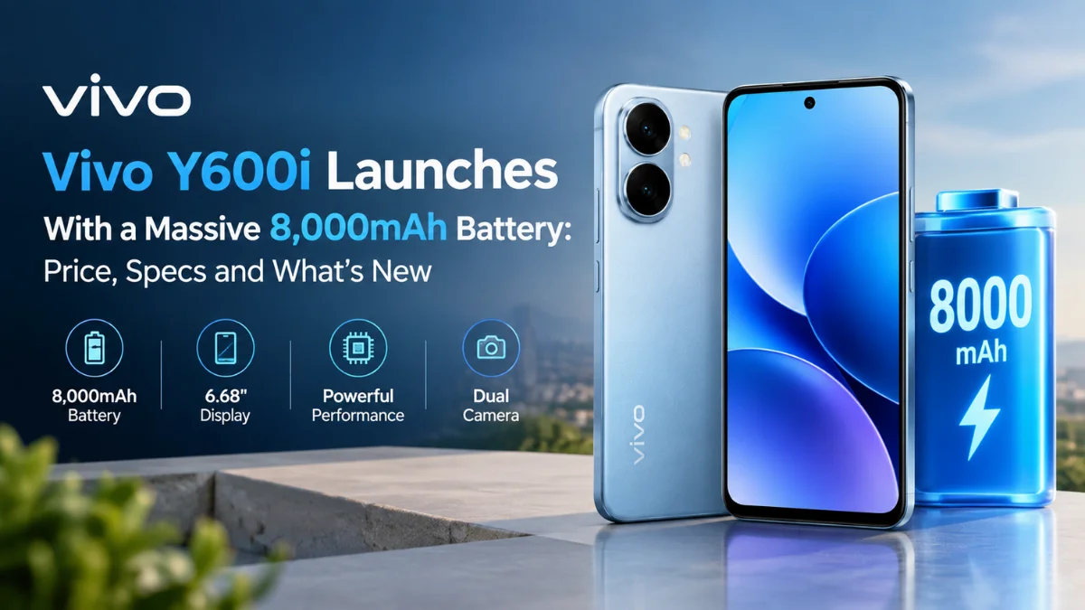 Vivo Y600i Launches With a Massive 8,000mAh Battery: Price, Specs and What’s New