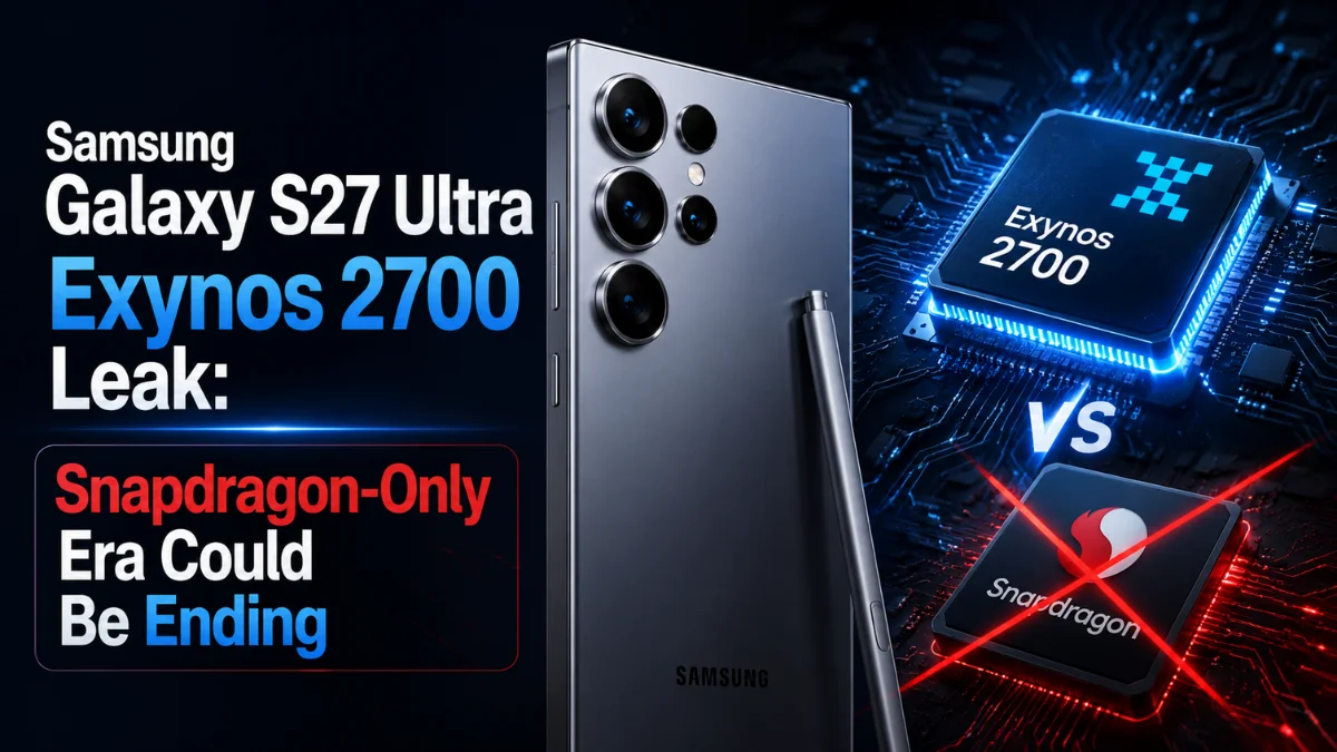  Samsung Galaxy S27 Ultra Exynos 2700 Leak: Snapdragon-Only Era Could Be Ending