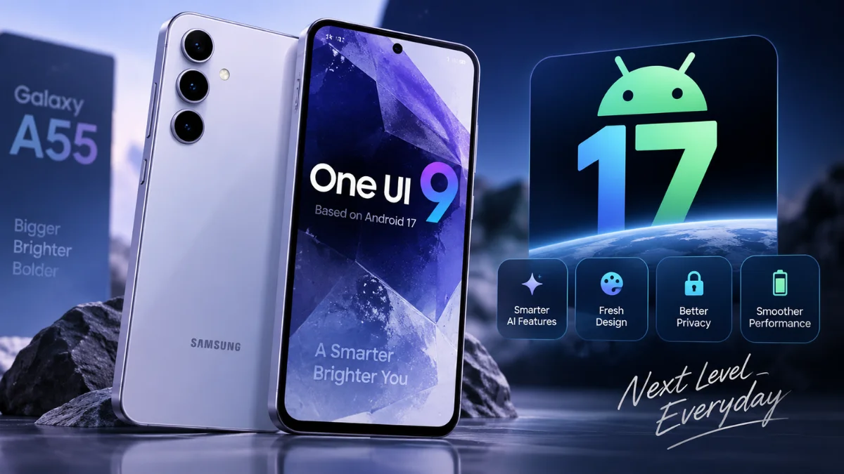 Samsung Galaxy A55 Android 17 One UI 9 update