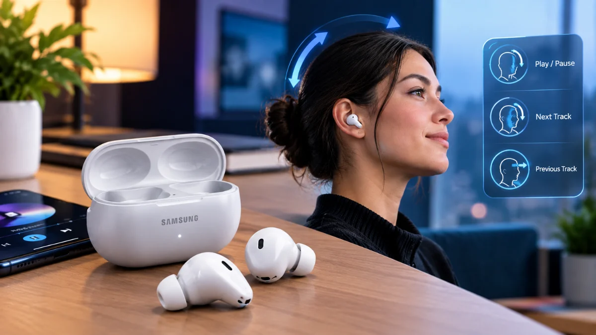 Samsung Galaxy Buds On